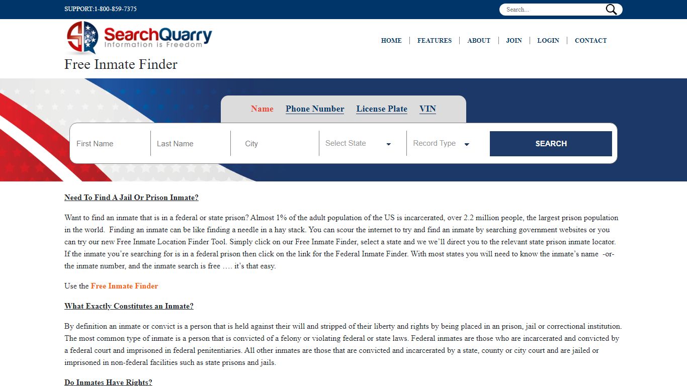 Free Inmate Finder - SearchQuarry